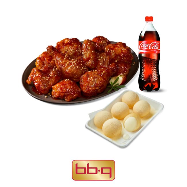 BBQ 양념치킨+크림치즈볼+콜라1.25L