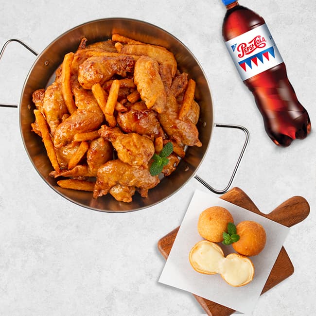 네네치킨 소이크런치윙봉+네네볼+콜라(1.25L)