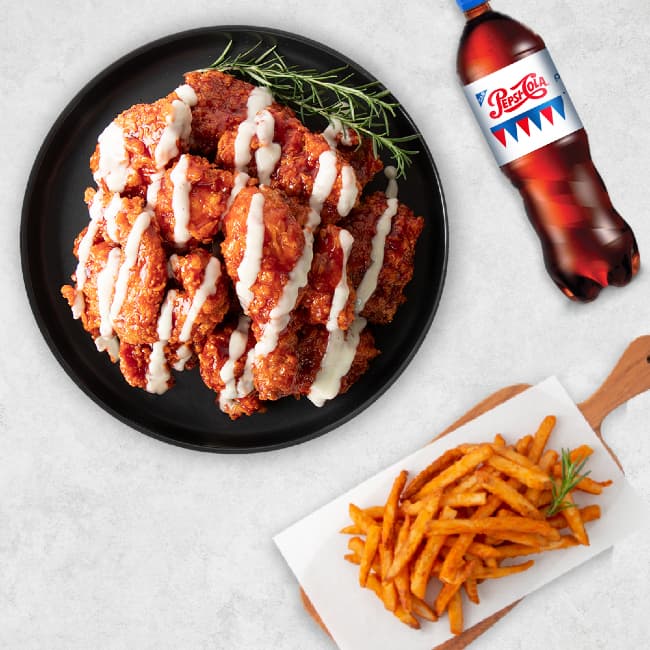 네네치킨 레드마블치킨+감자+콜라(1.25L)