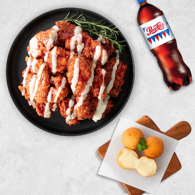 네네치킨 레드마블치킨+네네볼+콜라(1.25L)